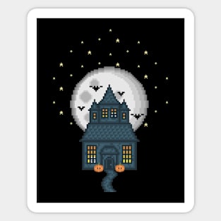 Haunted House Sticker